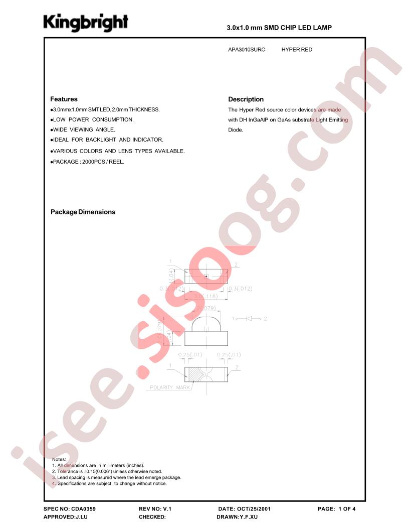 APA3010SURC