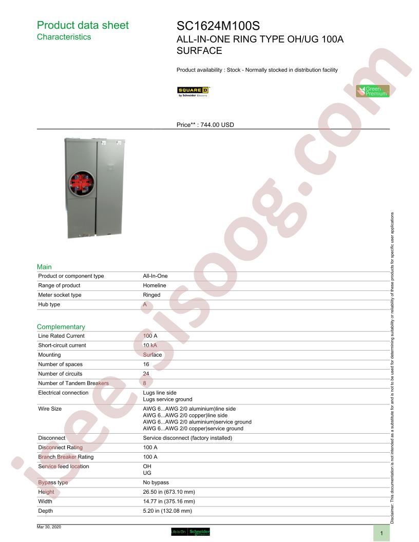 SC1624M100S