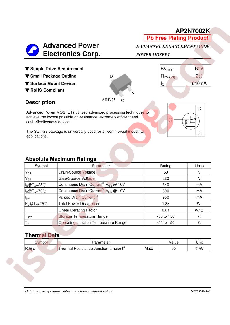 AP2N7002K