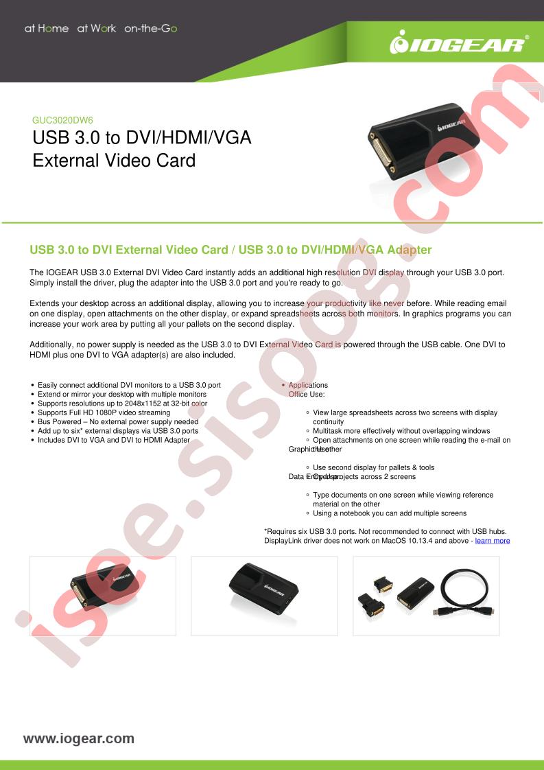 GUC3020DW6