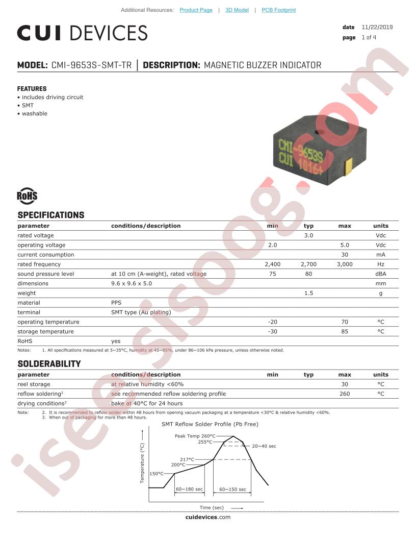 CMI-9653S-SMT-TR