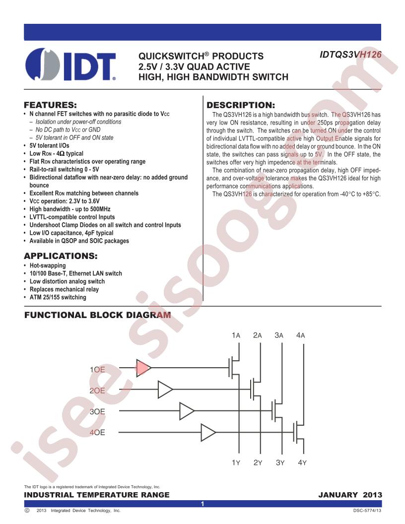 IDTQS3VH126