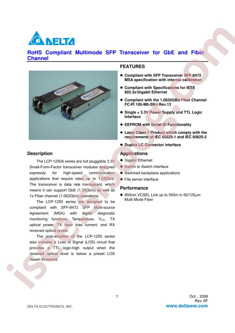 LCP-1250A4FDR