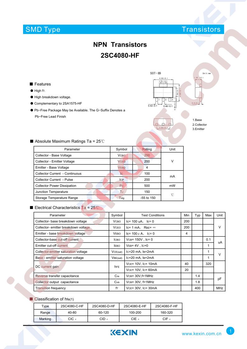 2SC4080-C-HF