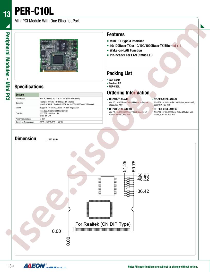 TF-PER-C10L-A10