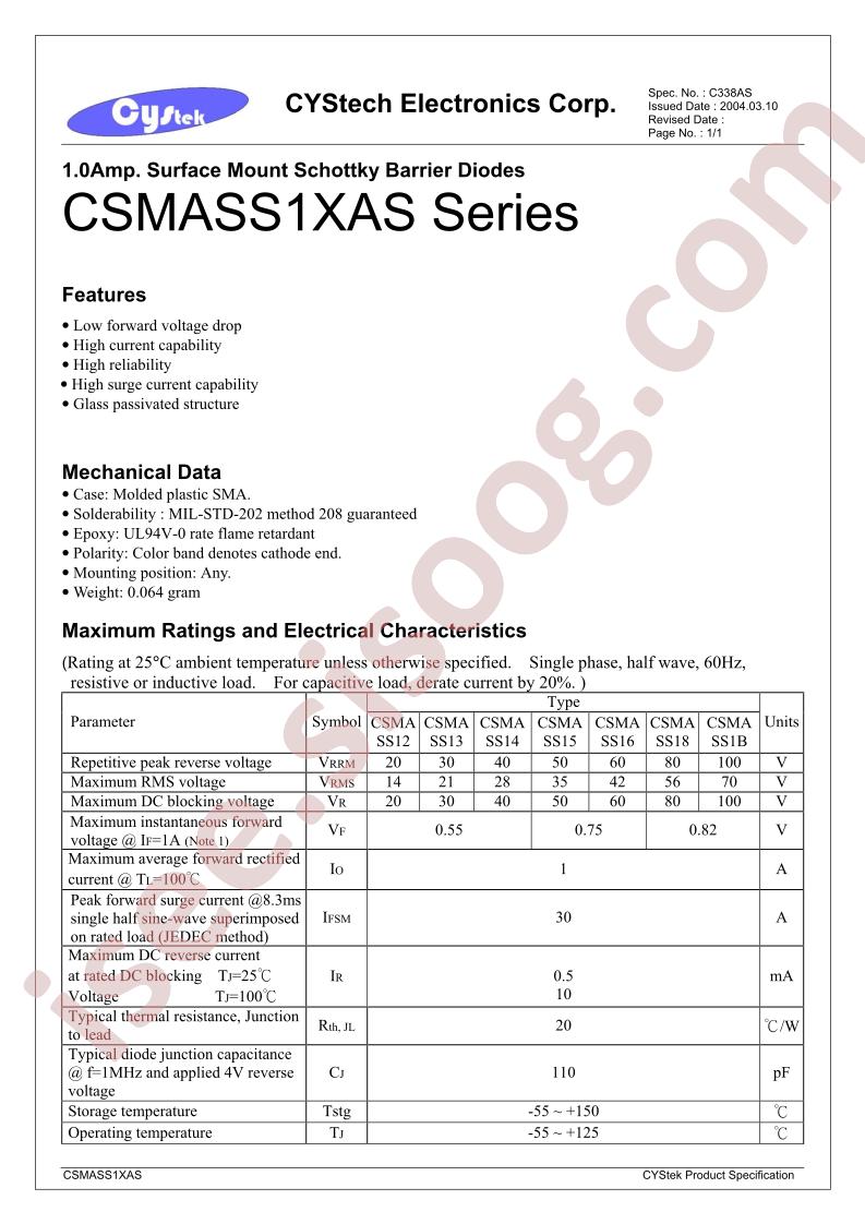 CSMASS1XAS