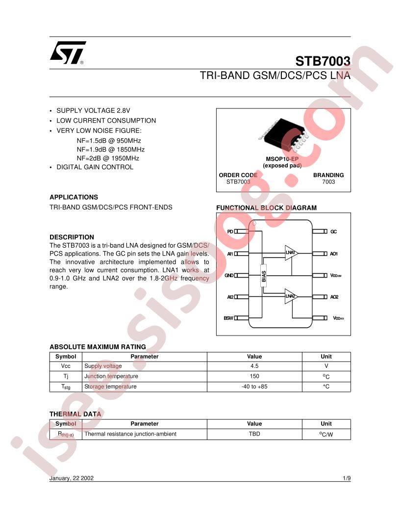 STB7003