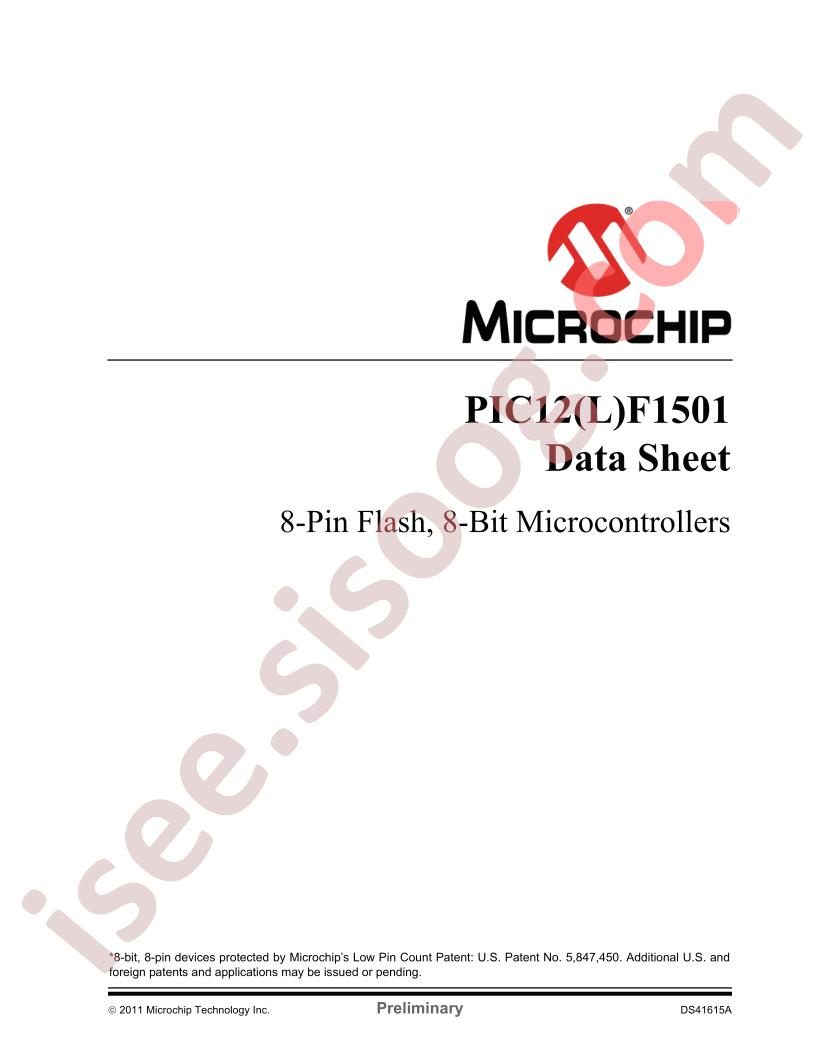 PIC12LF1501-E-MC