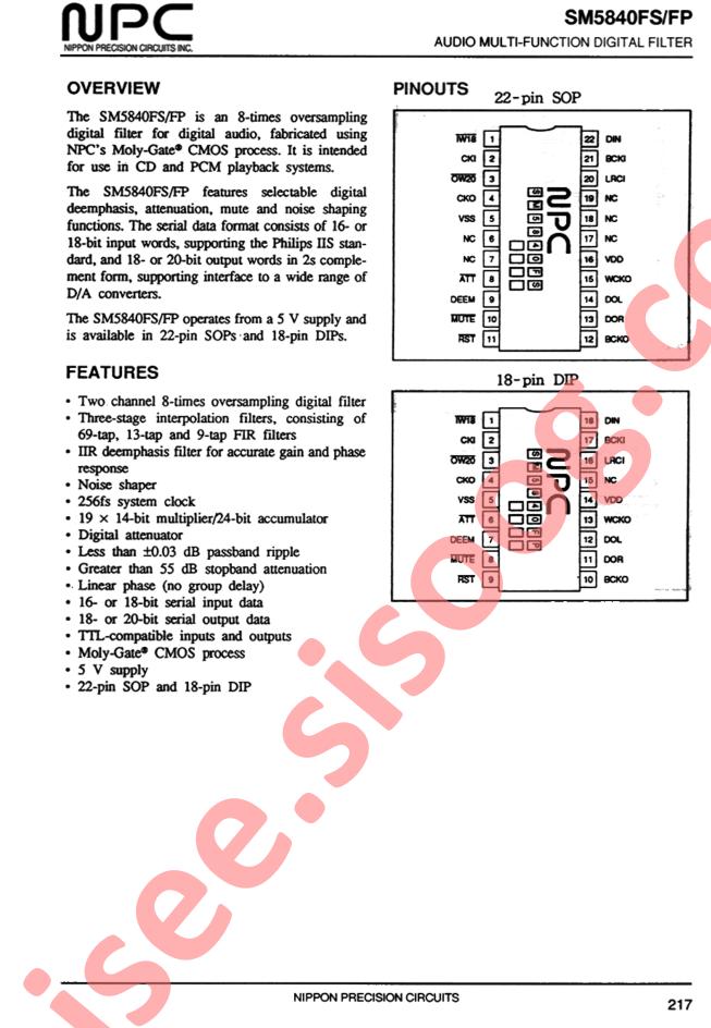 SM5840FS