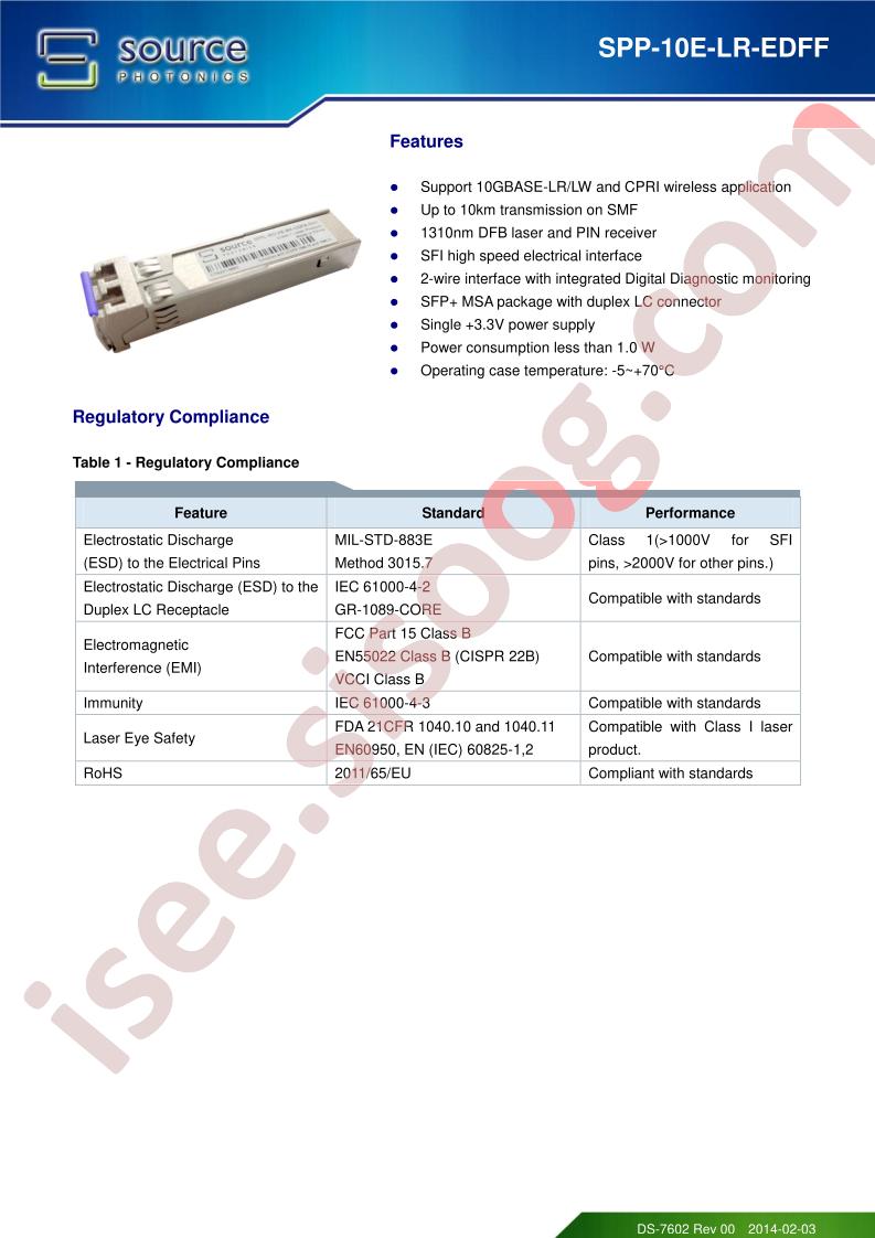 SPP-10E-LR-EDFF