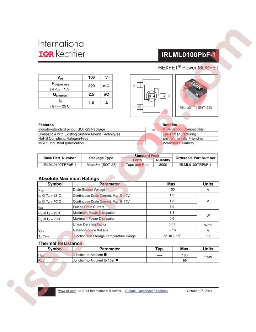 IRLML0100PBF-1