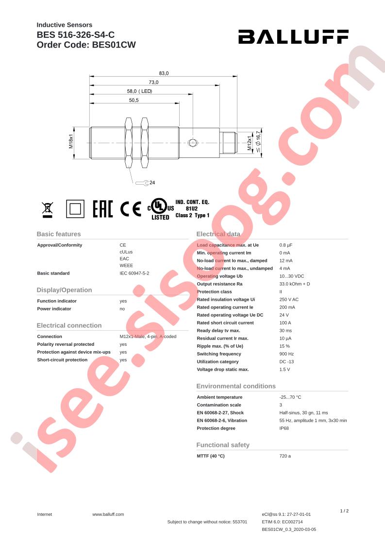 BES516-326-S4-C