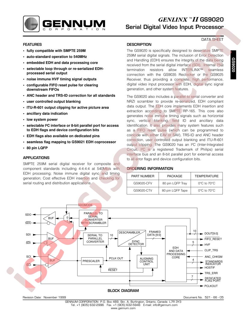 GS9020-CTV