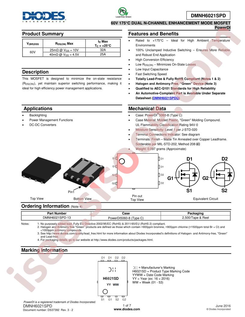 DMNH6021SPD