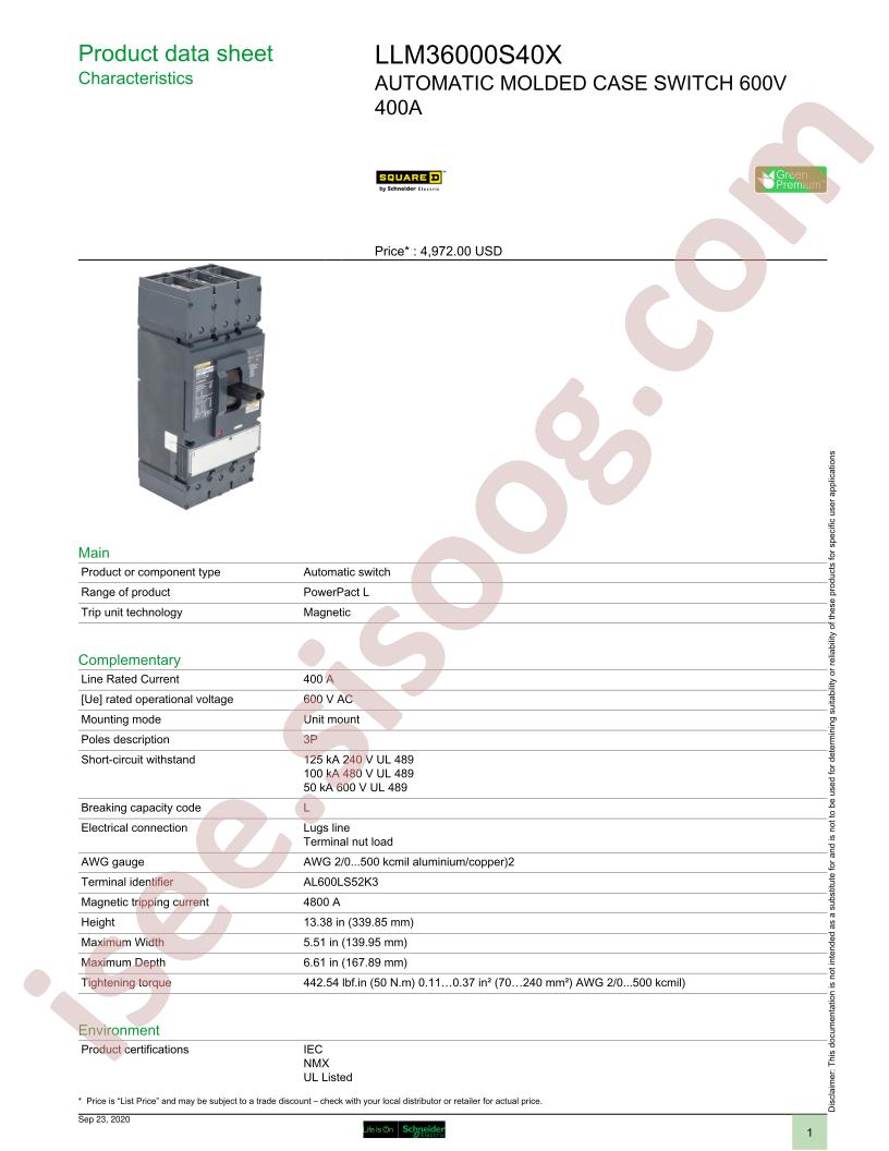 LLM36000S40X