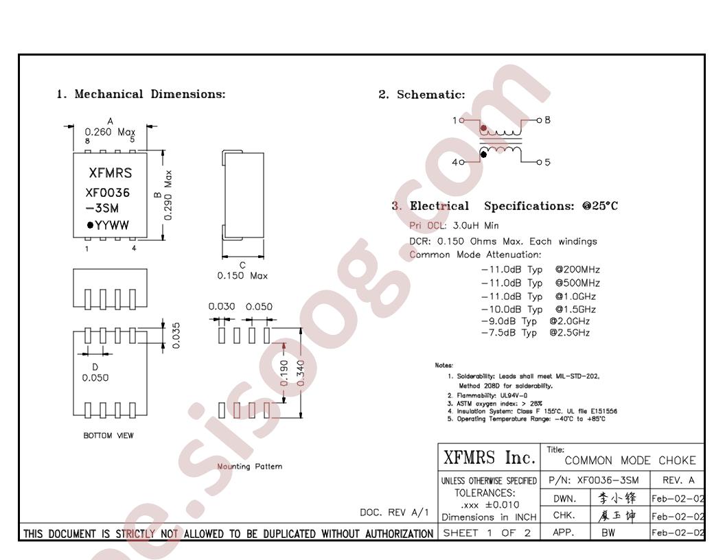 XF0036-3SM