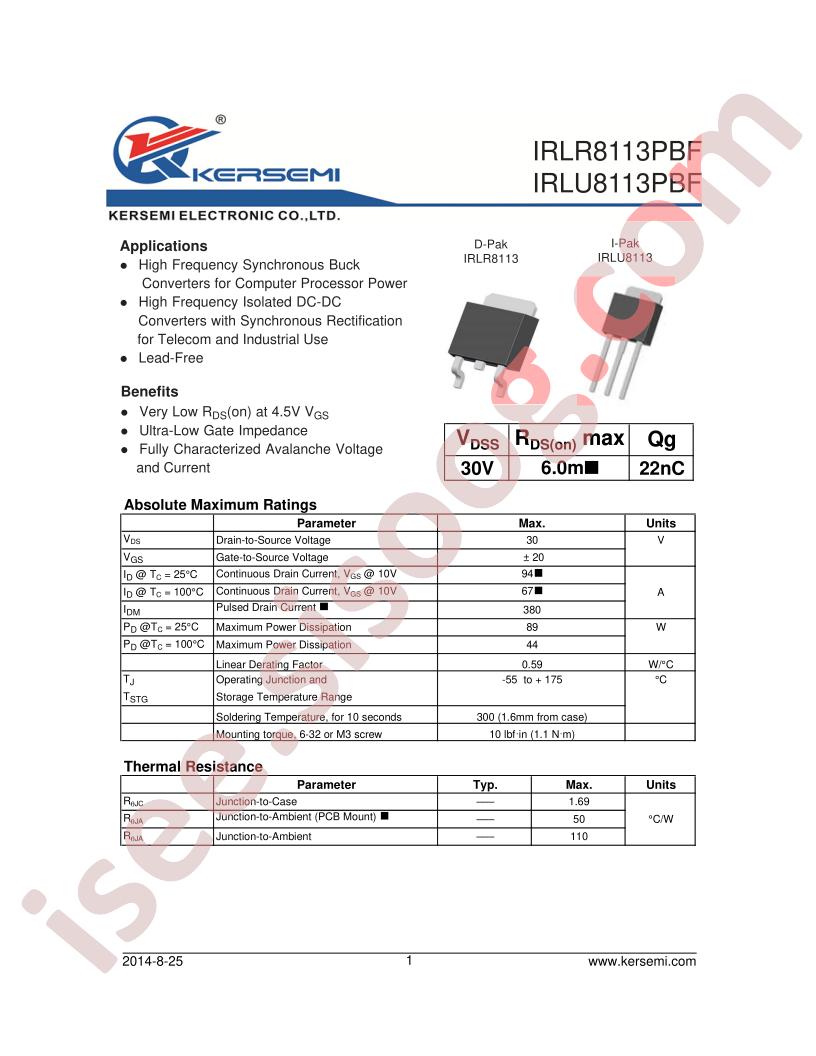 IRLR8113
