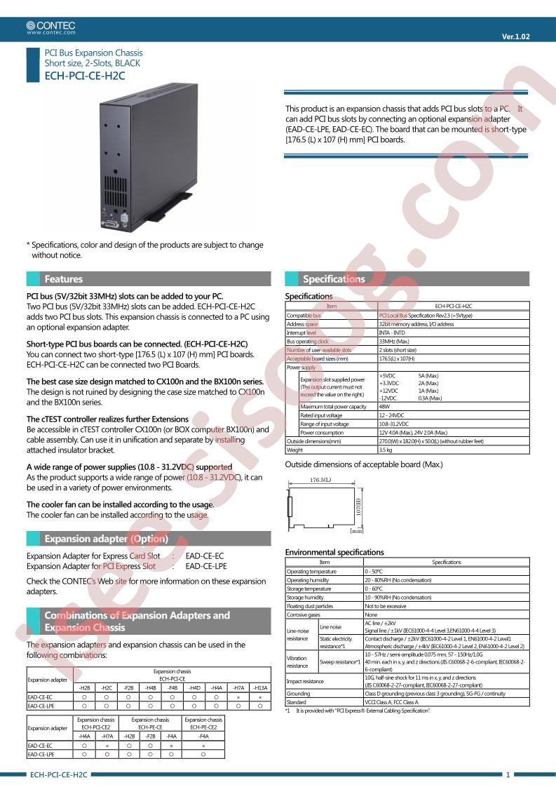 ECH-PCI-CE-H2C