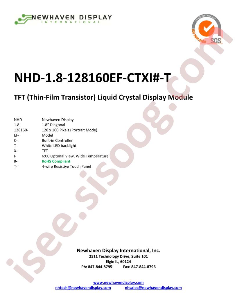NHD-1.8-128160EF-CTXI-T