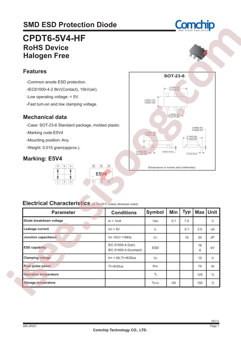 CPDT6-5V4-HF