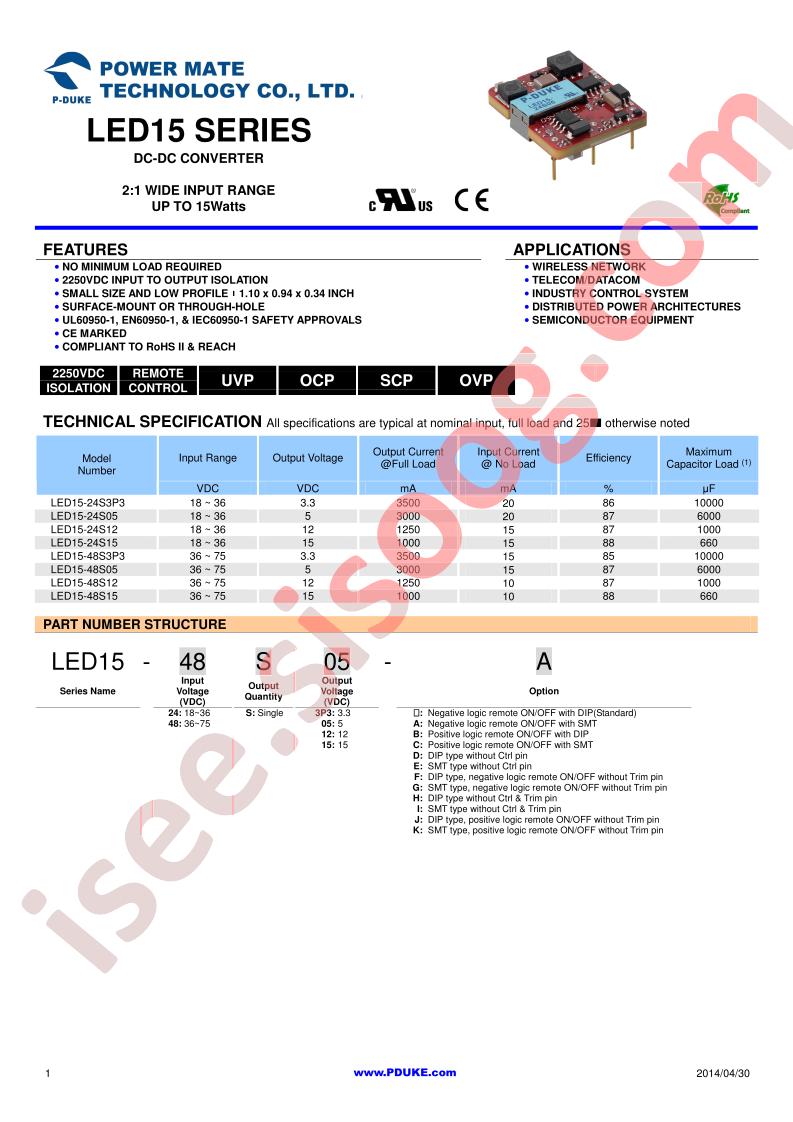 LED15-48S3P3