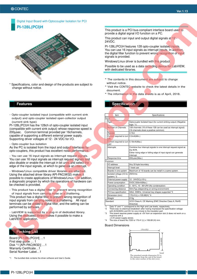 PI-128LH