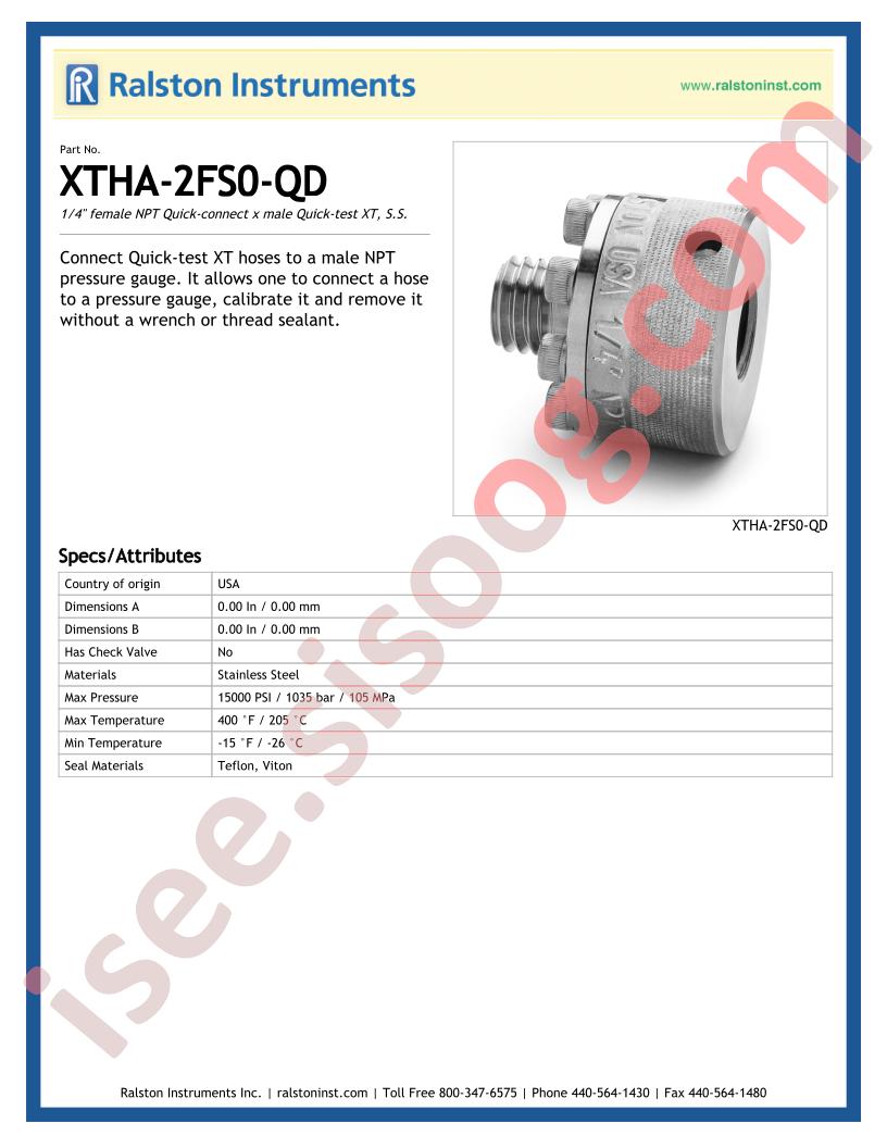 XTHA-2FS0-QD