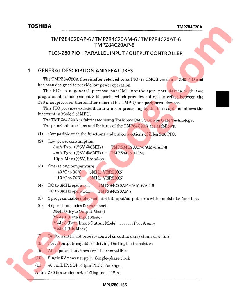 TMPZ84C20AP-6