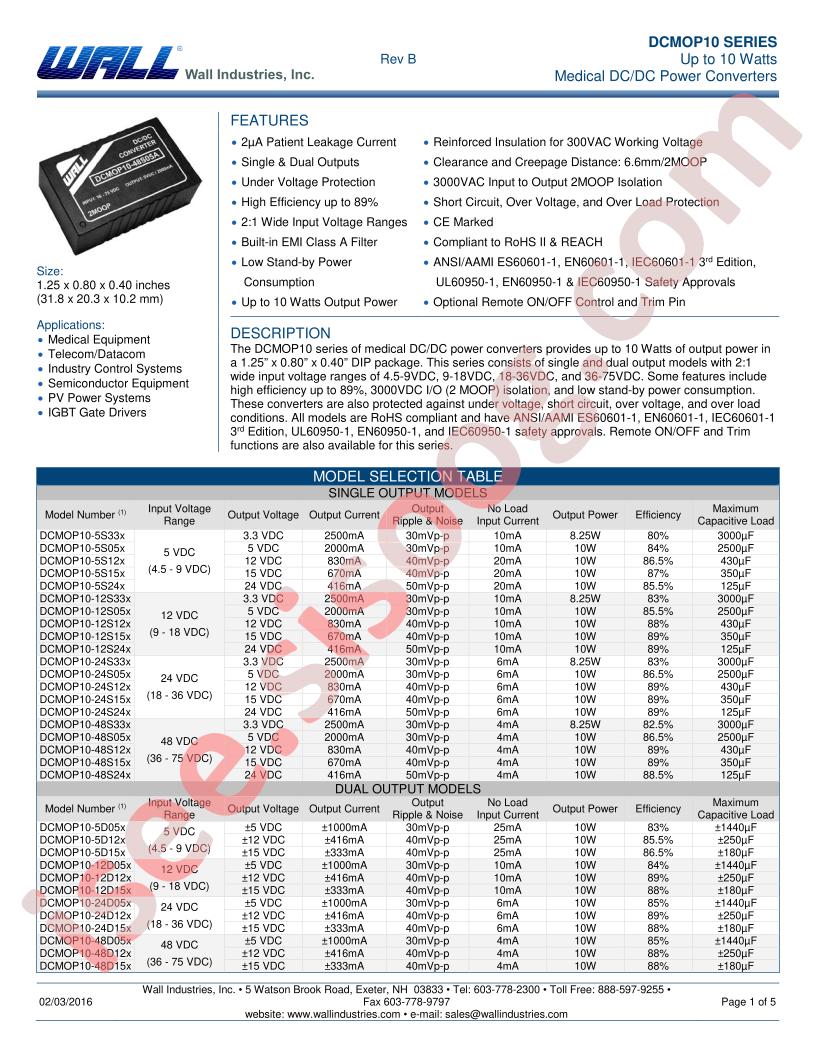 DCMOP10-12D33A-PT
