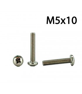 بسته 20 عددی پیچ فلزی M5x10 مناسب برای رباتیک