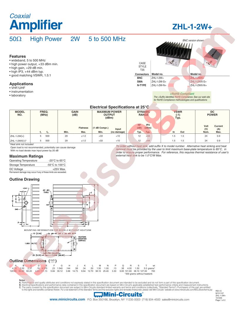 ZHL-1-2W