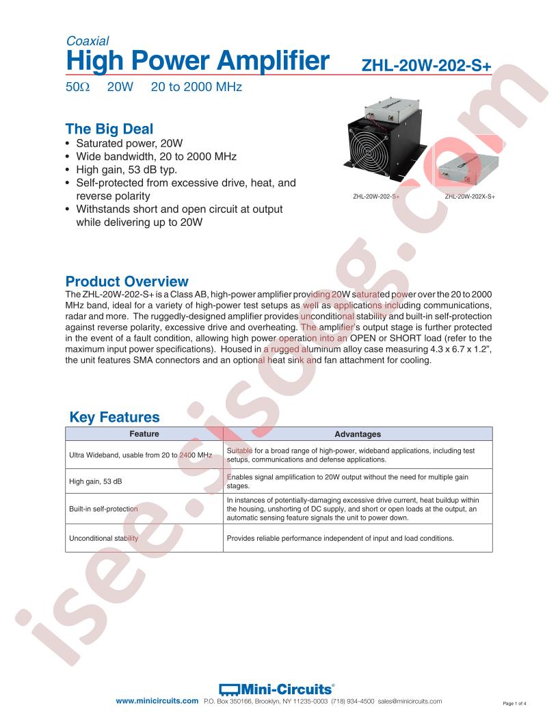 ZHL-20W-202-S