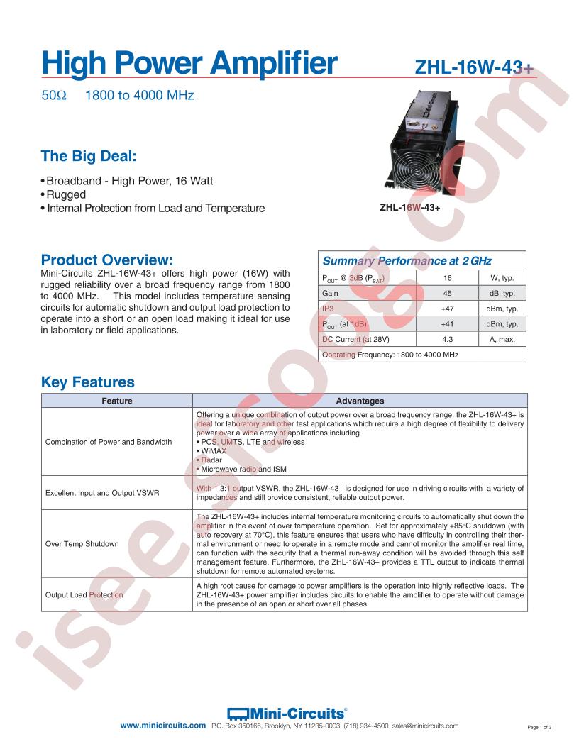 ZHL-16W-43+