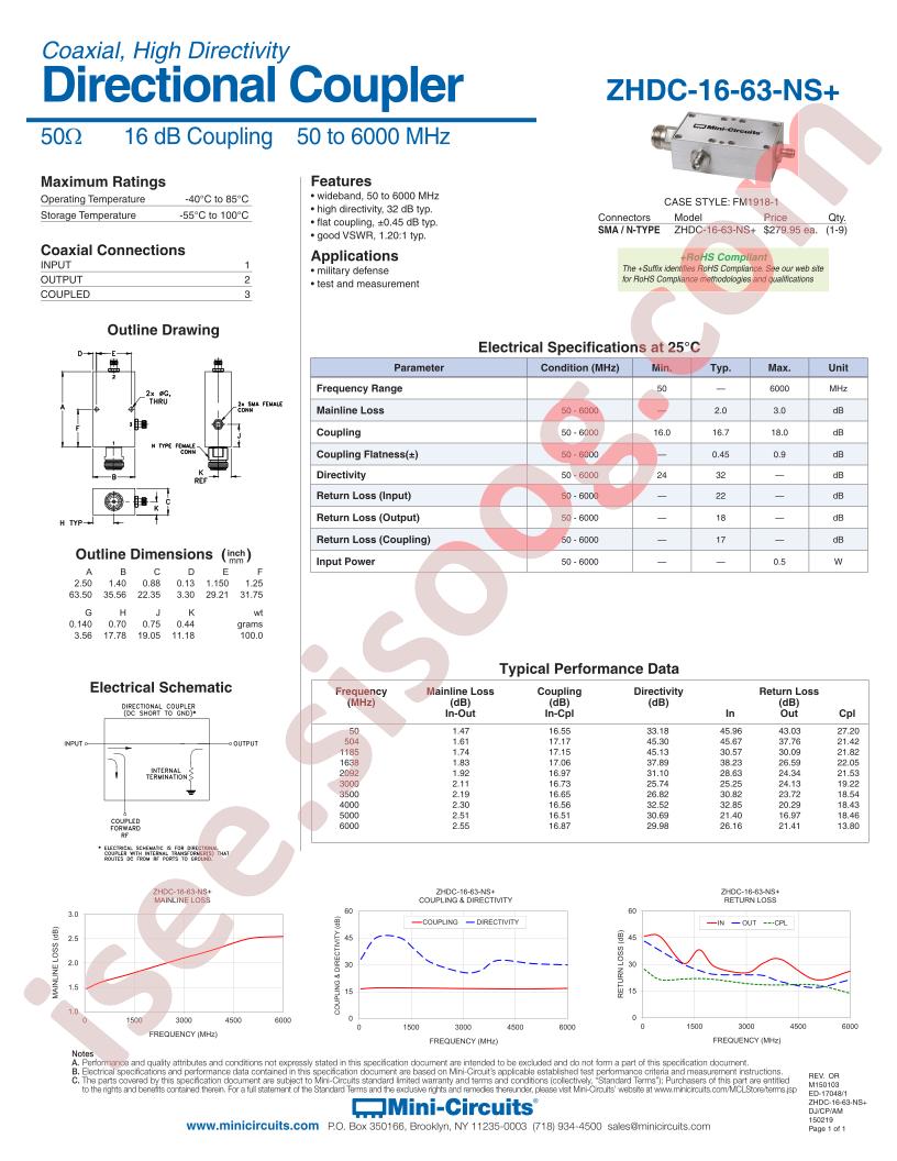 ZHDC-16-63-NS+