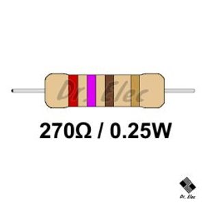 مقاومت 270 اهم 0.25 وات