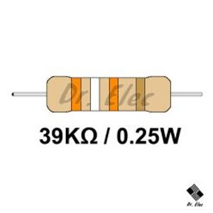 مقاومت 39k اهم 0.25 وات