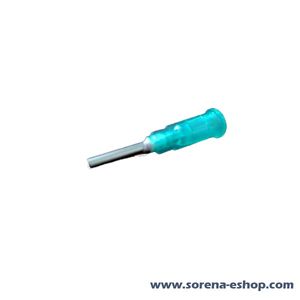 نازل (سوزن) 14G پلاستیکی + سرتخت +سبز رنگ
