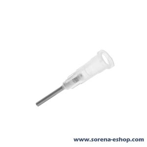 نازل (سوزن) 17G پلاستیکی + سرتخت سفید