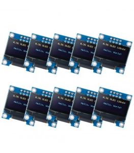 بسته 10 عددی نمایشگر 0.96 اینچ OLED SSD1306
