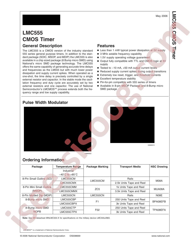 LMC555CBPX
