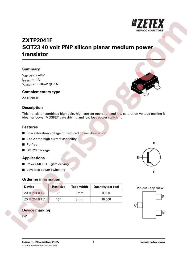 ZXTP2041F