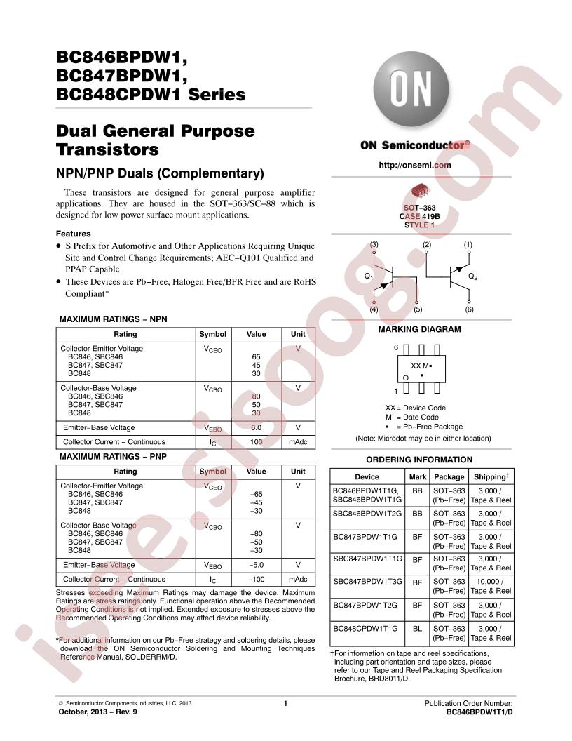 BC846BPDW1