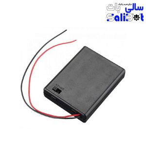 جا باتری قلمی 4 تایی درب دار