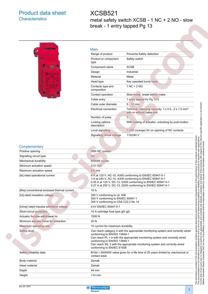 XCSB521