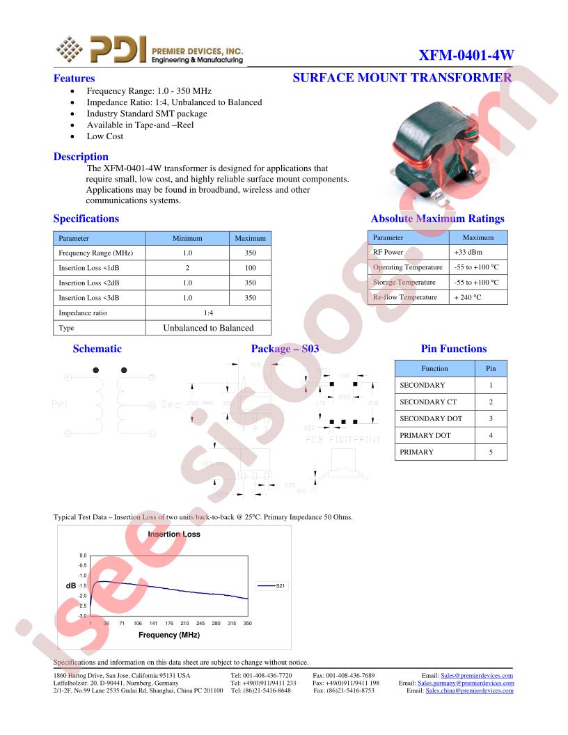 XFM-0401-4W