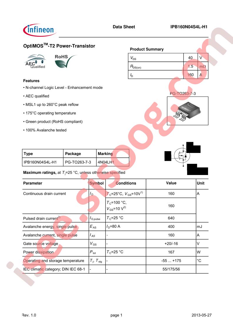 IPB160N04S4L-H1