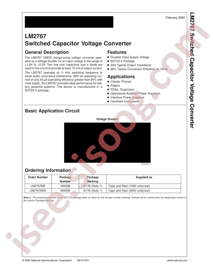LM2767M5X