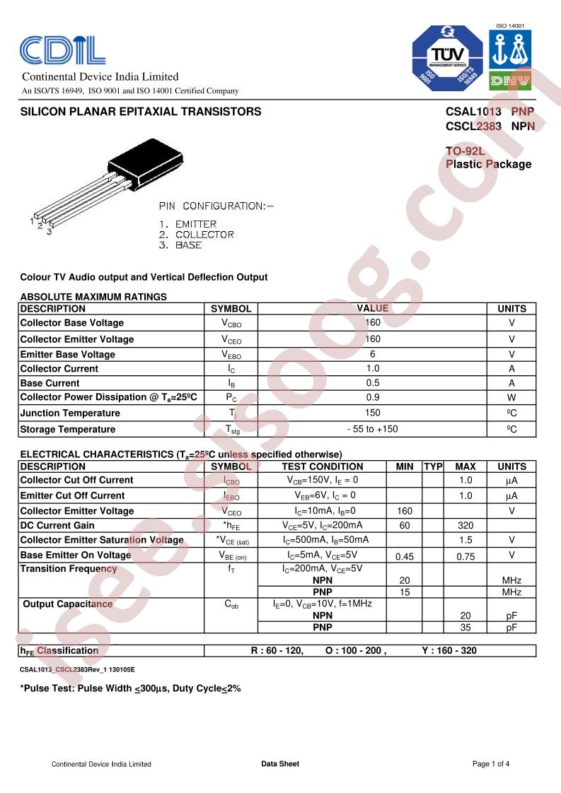 CSAL1013PNP