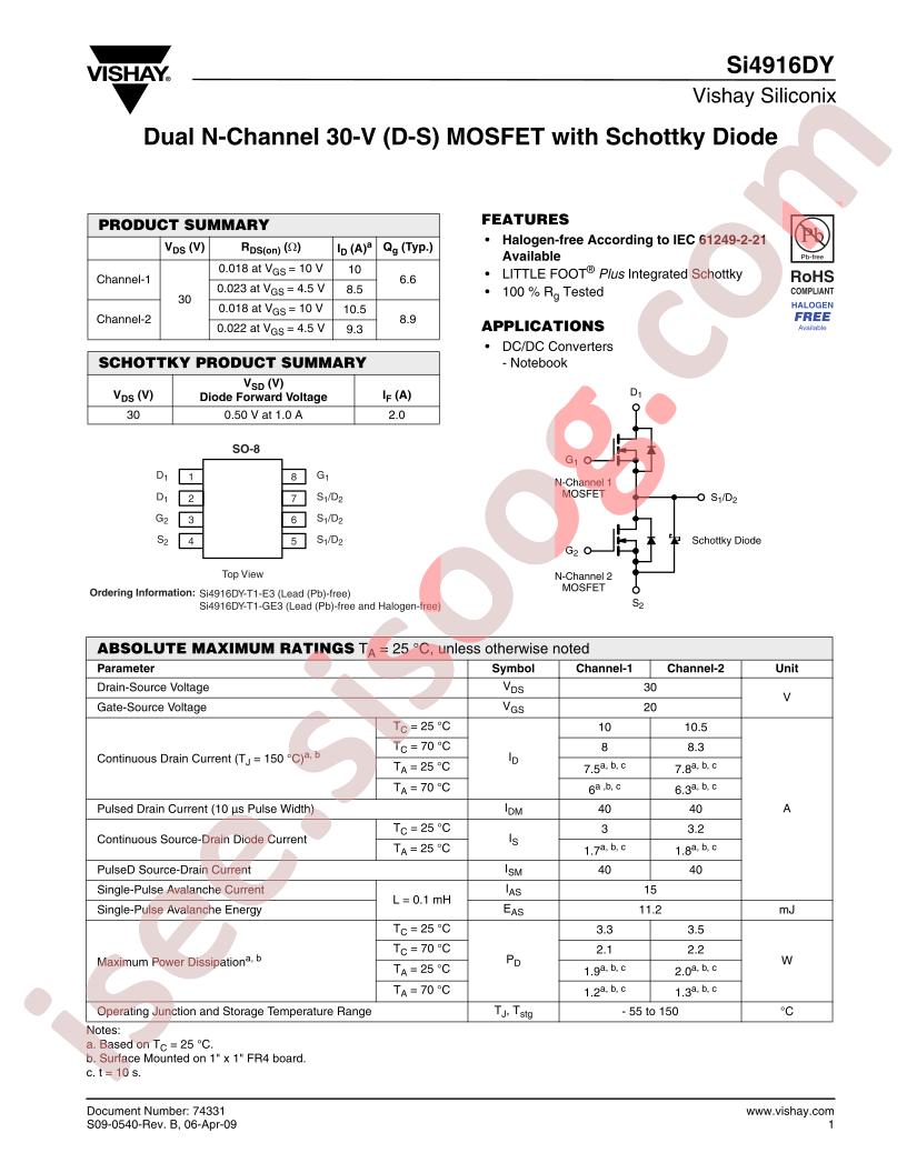 SI4916DY