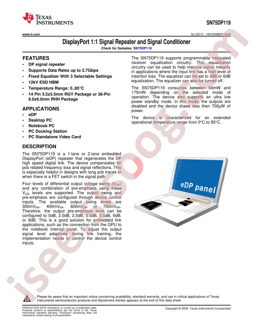 SN75DP119